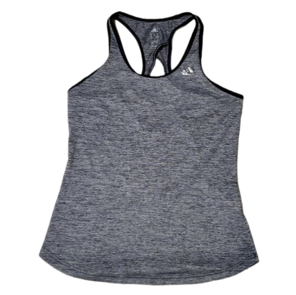 Adidas Climalite Women's‎ Gray Performance Keyhole Tank Top Small